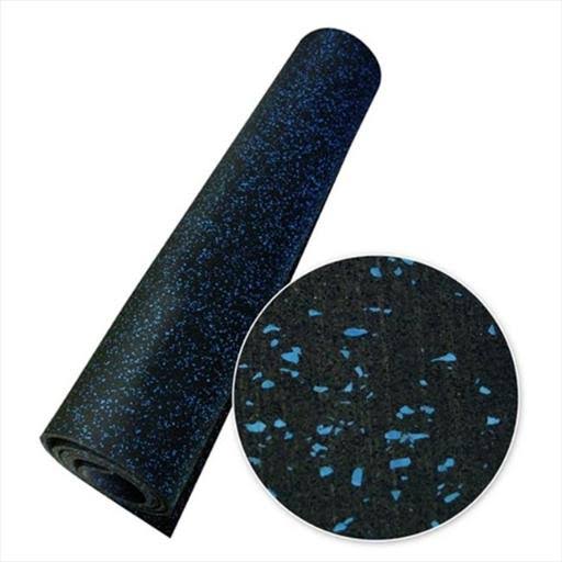 Blue Dot Recycled Rubber Flooring Rolls 156 x 48 x 0.19 in. N95792