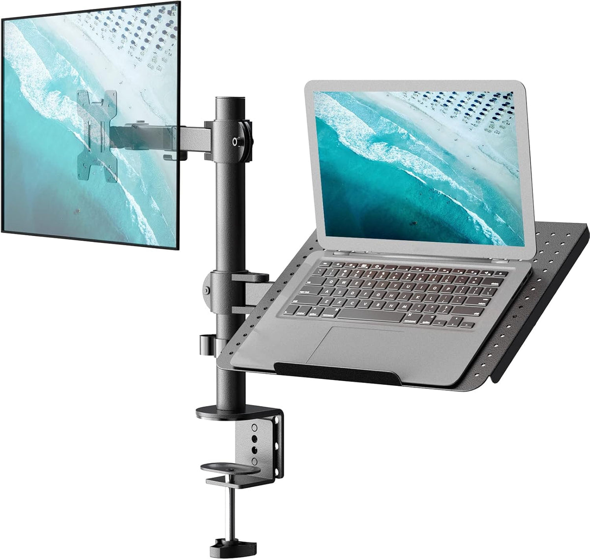 Black Desk Mount for Laptop and Monitor, Pack of 2 L530024