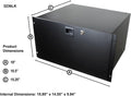Lockable Steel Rack Drawer (6U) M8806