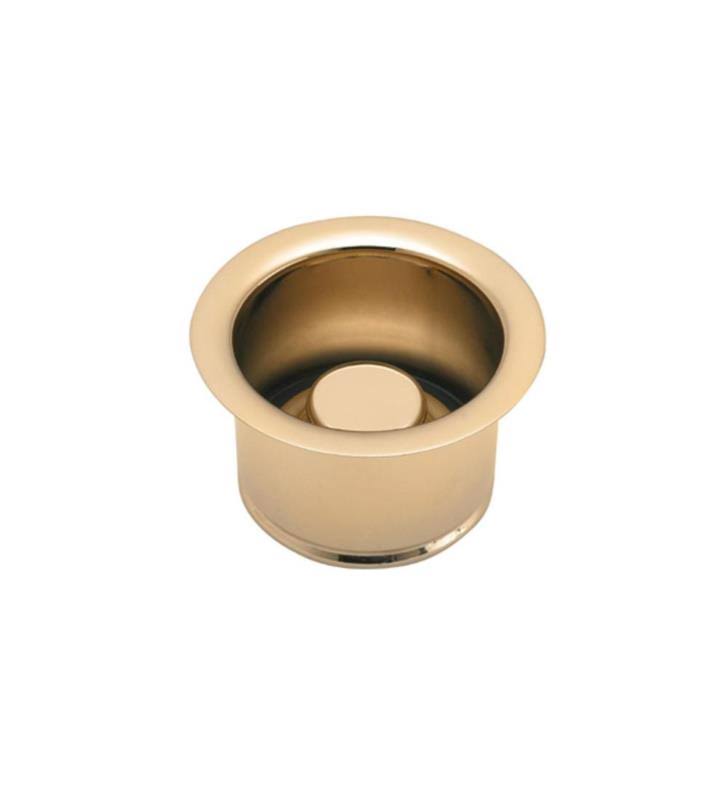 Polished Brass Garbage Disposer Deep Flange and Stopper Q2511
