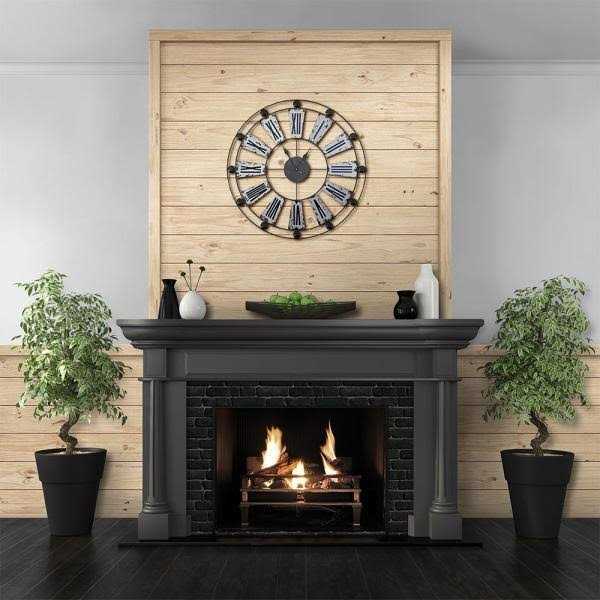1 in. x 4 in. x 8 ft. Barn Wood Pine Trim Board A548