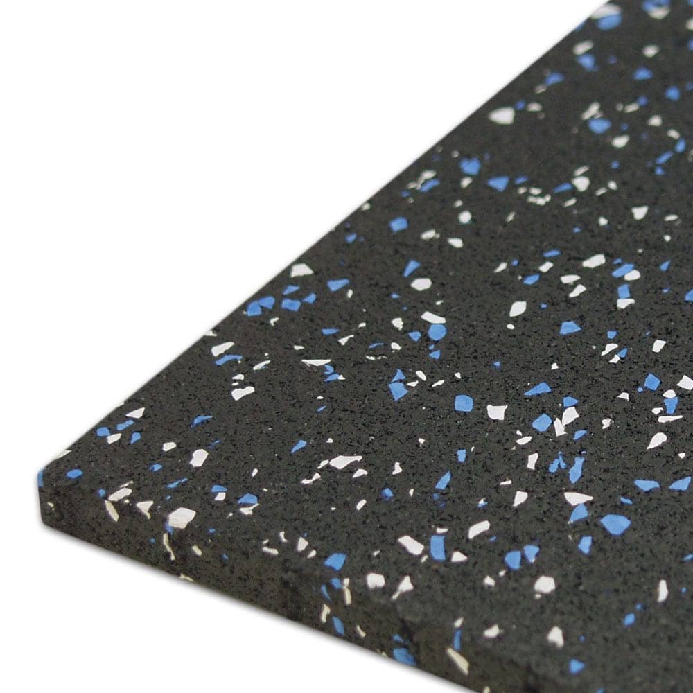 Blue Dot Recycled Rubber Flooring Rolls 156 x 48 x 0.19 in. N95792