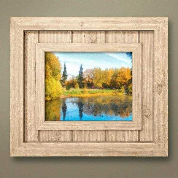 1 in. x 4 in. x 8 ft. Barn Wood Pine Trim Board A548