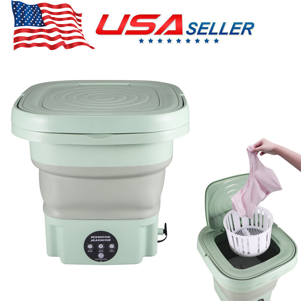 Portable Washer with Drying, 8L Mini Machine D461