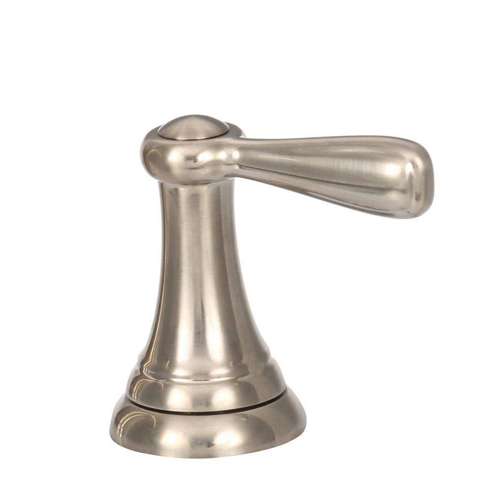 8 inch Widespread Bathroom Faucet, Satin Nickel T738585