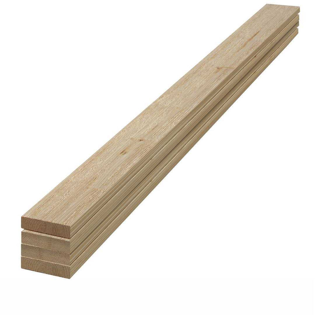 1 in. x 4 in. x 8 ft. Barn Wood Pine Trim Board A548