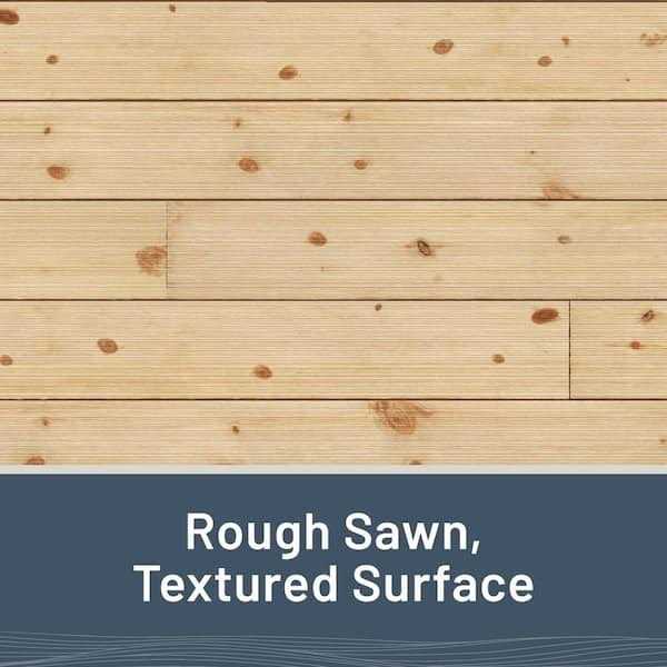 1 in. x 4 in. x 8 ft. Barn Wood Pine Trim Board A548