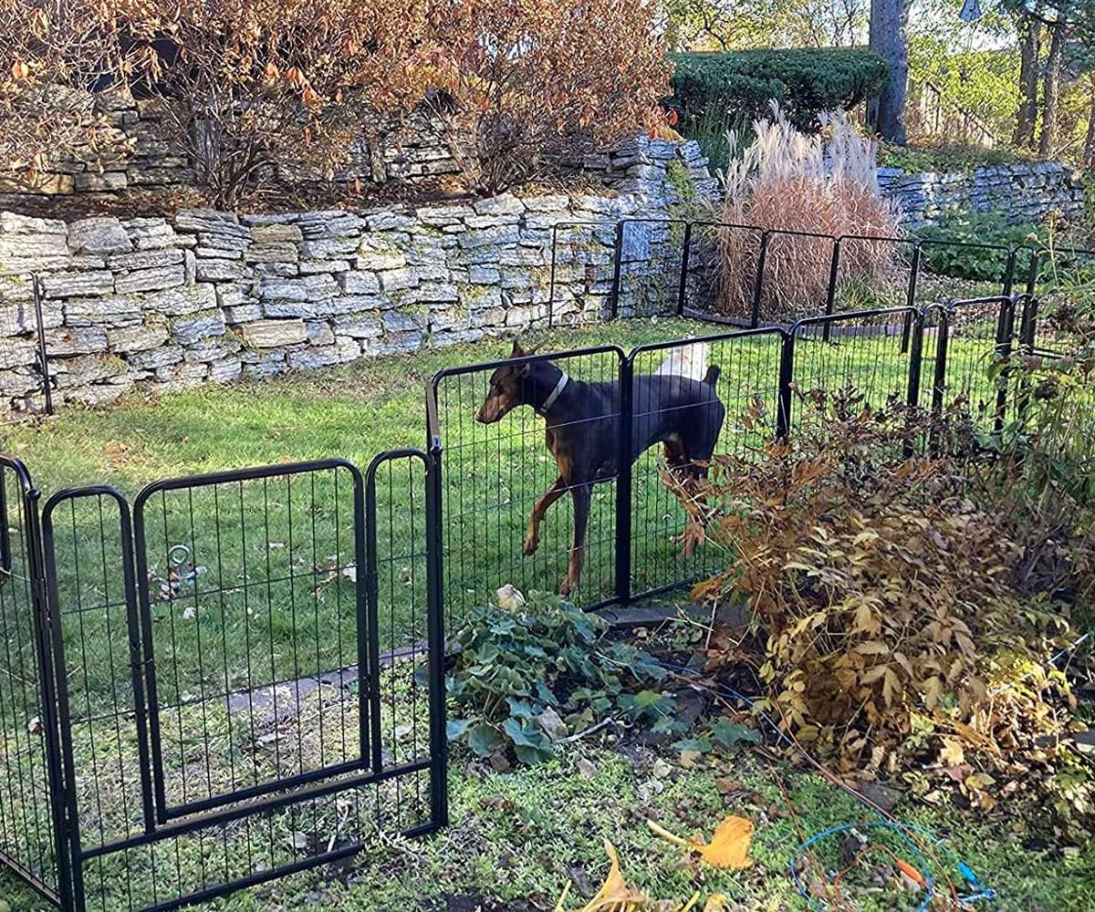 8/16/24/32 Panels Dog Playpen with Doors K1398
